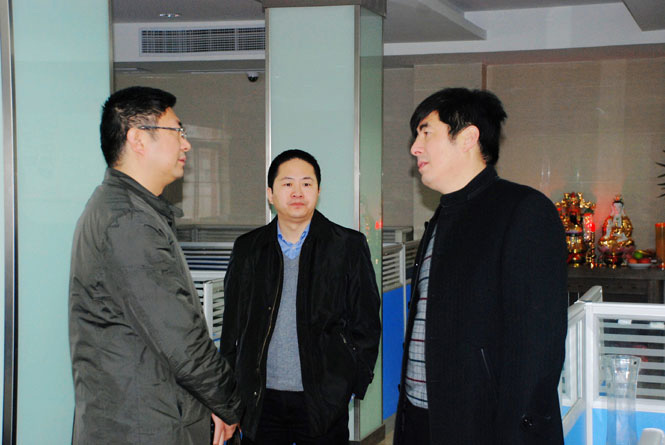 鹽城市經(jīng)信委、軟件園領(lǐng)導(dǎo)蒞臨鹽城思科檢查指導(dǎo)工作會議報道